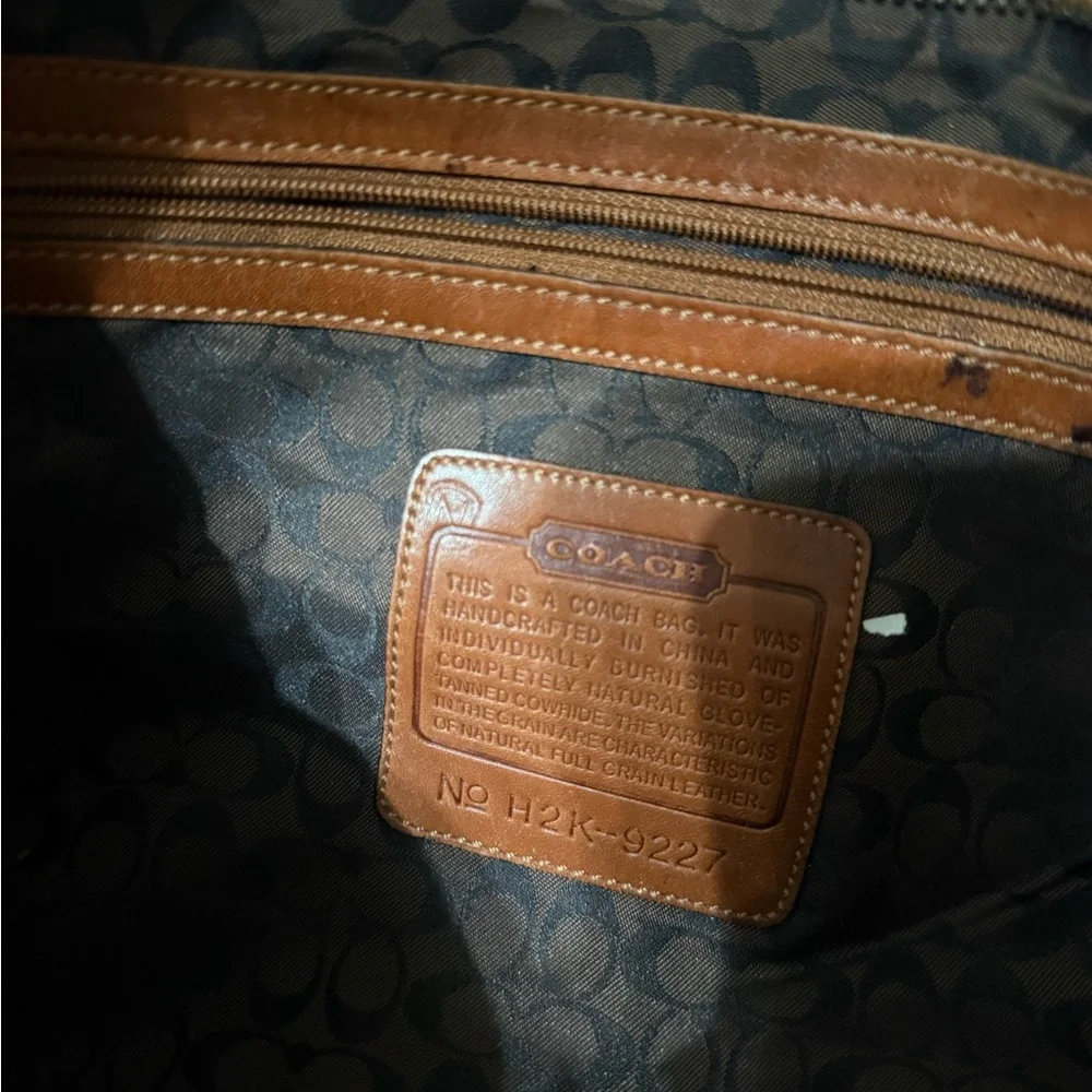 Vintage Coach Ergo Leather Hobo Bag - Picture 4 of 4